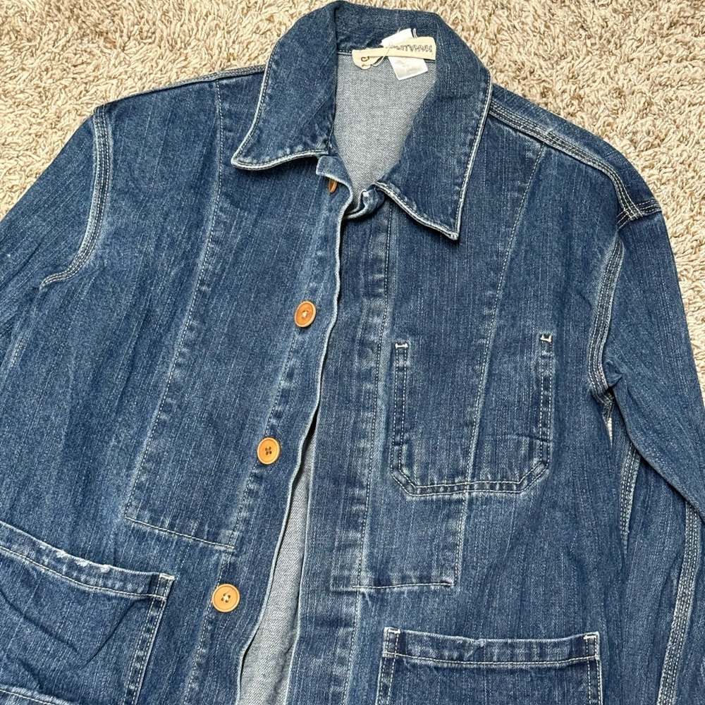 Carol Callahan Denim Button-Up Jacket